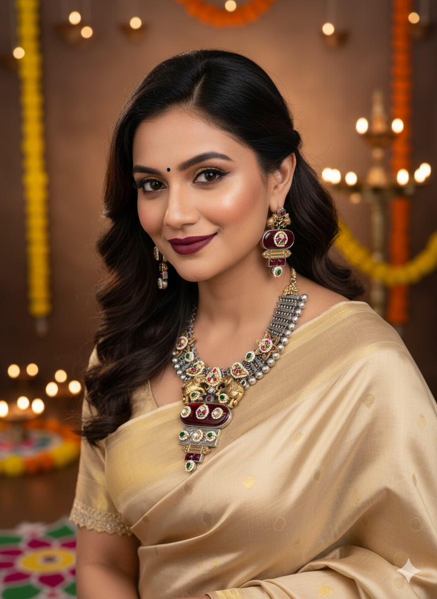 Yashodhara kundan hasli choker