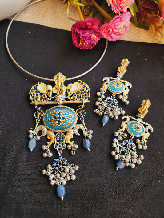 lakshmi ji elephant pendant hasli