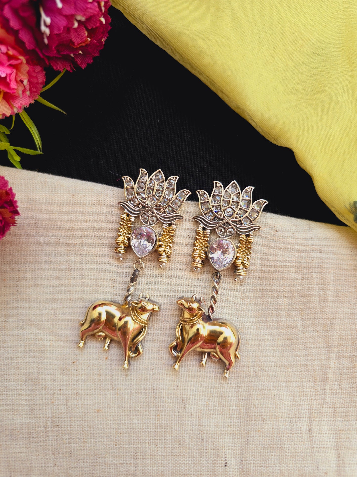 Lotus Nandi danglers