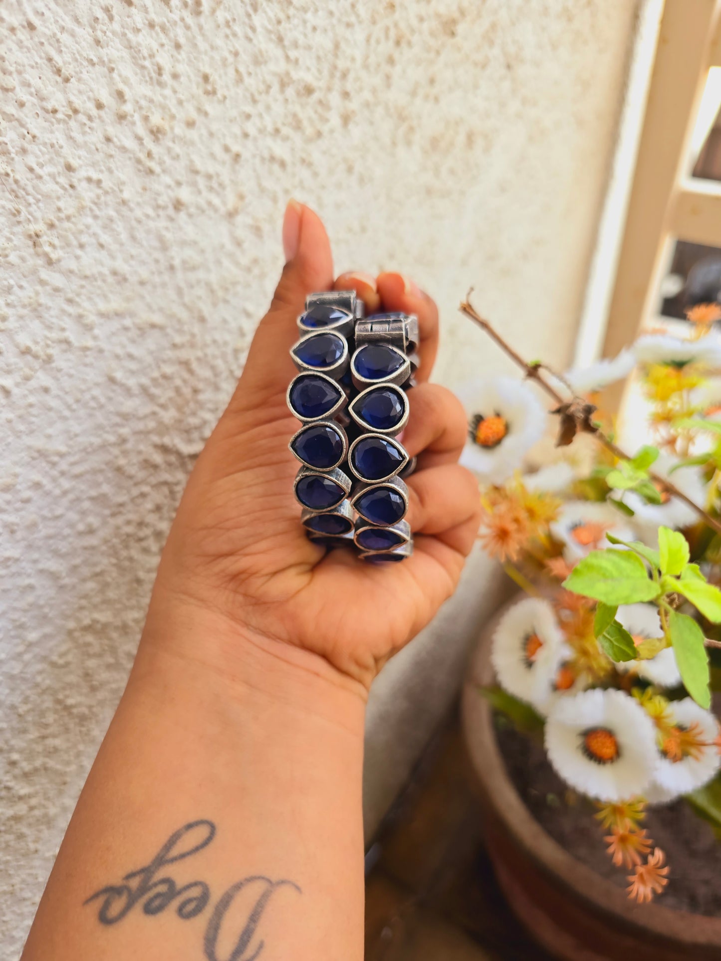 Large size Moh colorfull kada