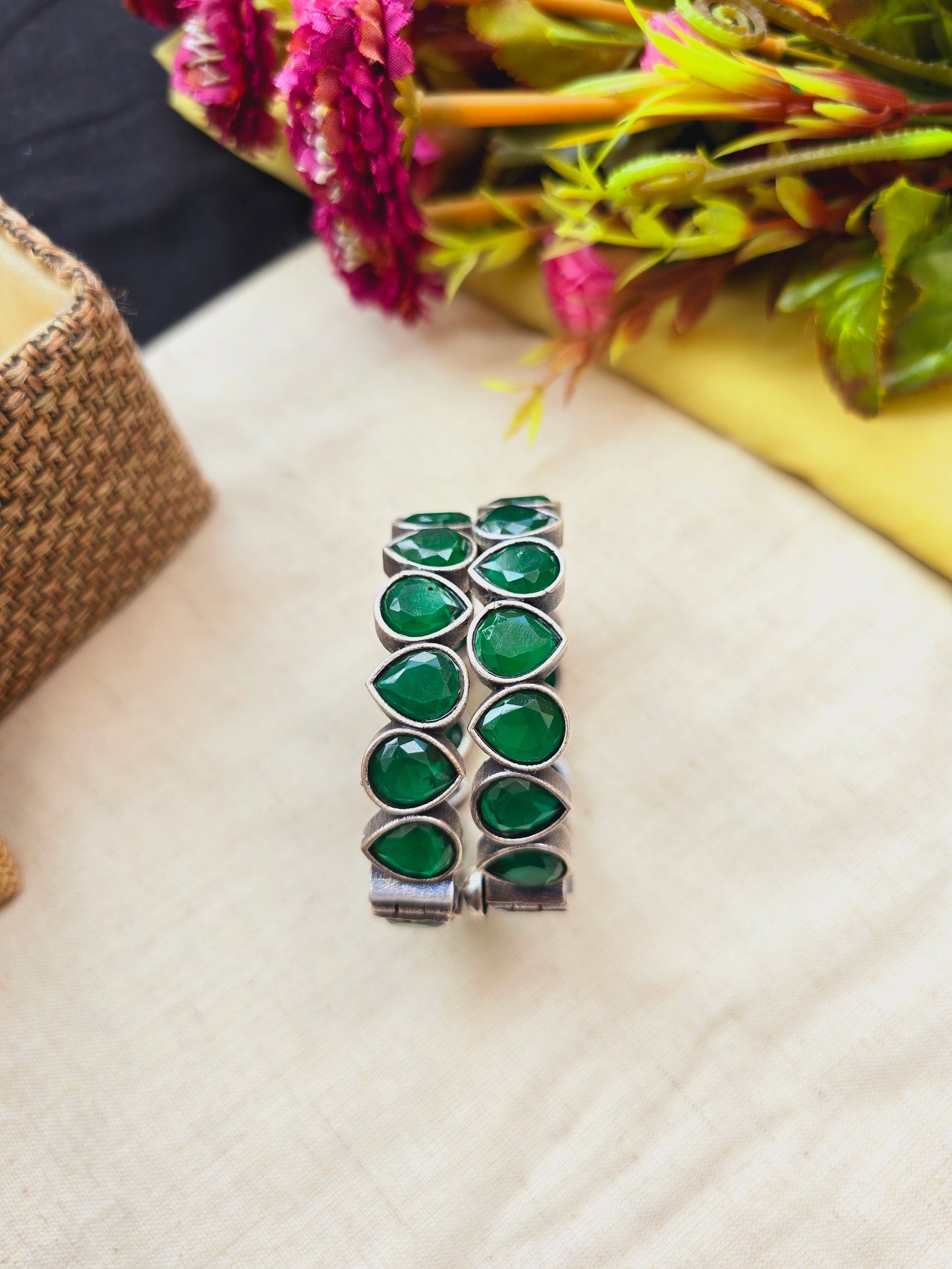 Large size Moh colorfull kada