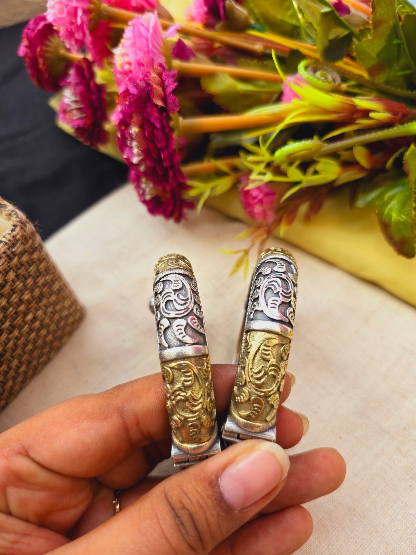 Large size Round dual tone kada