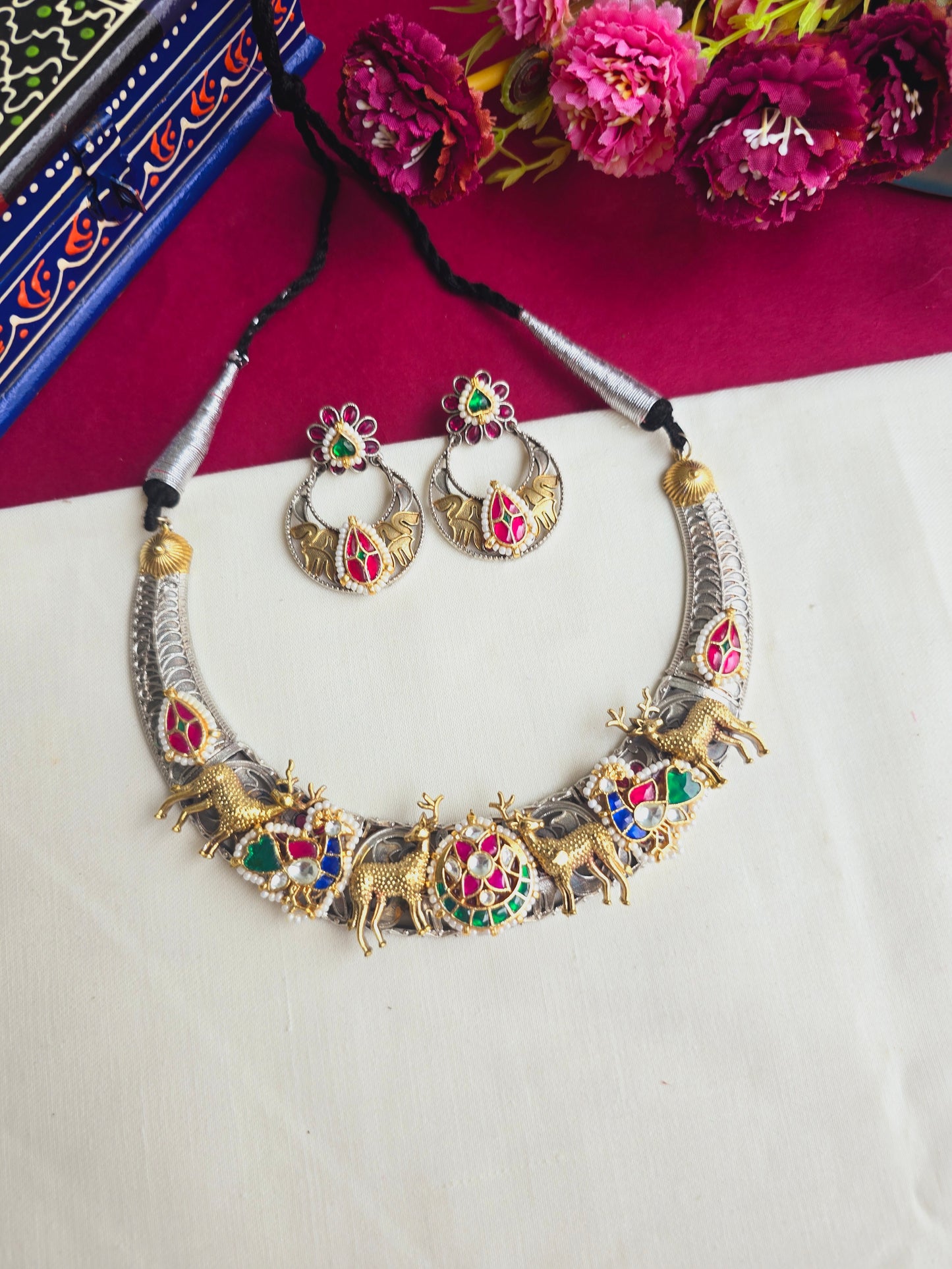 Sharanya Pachi kundan deer hasli