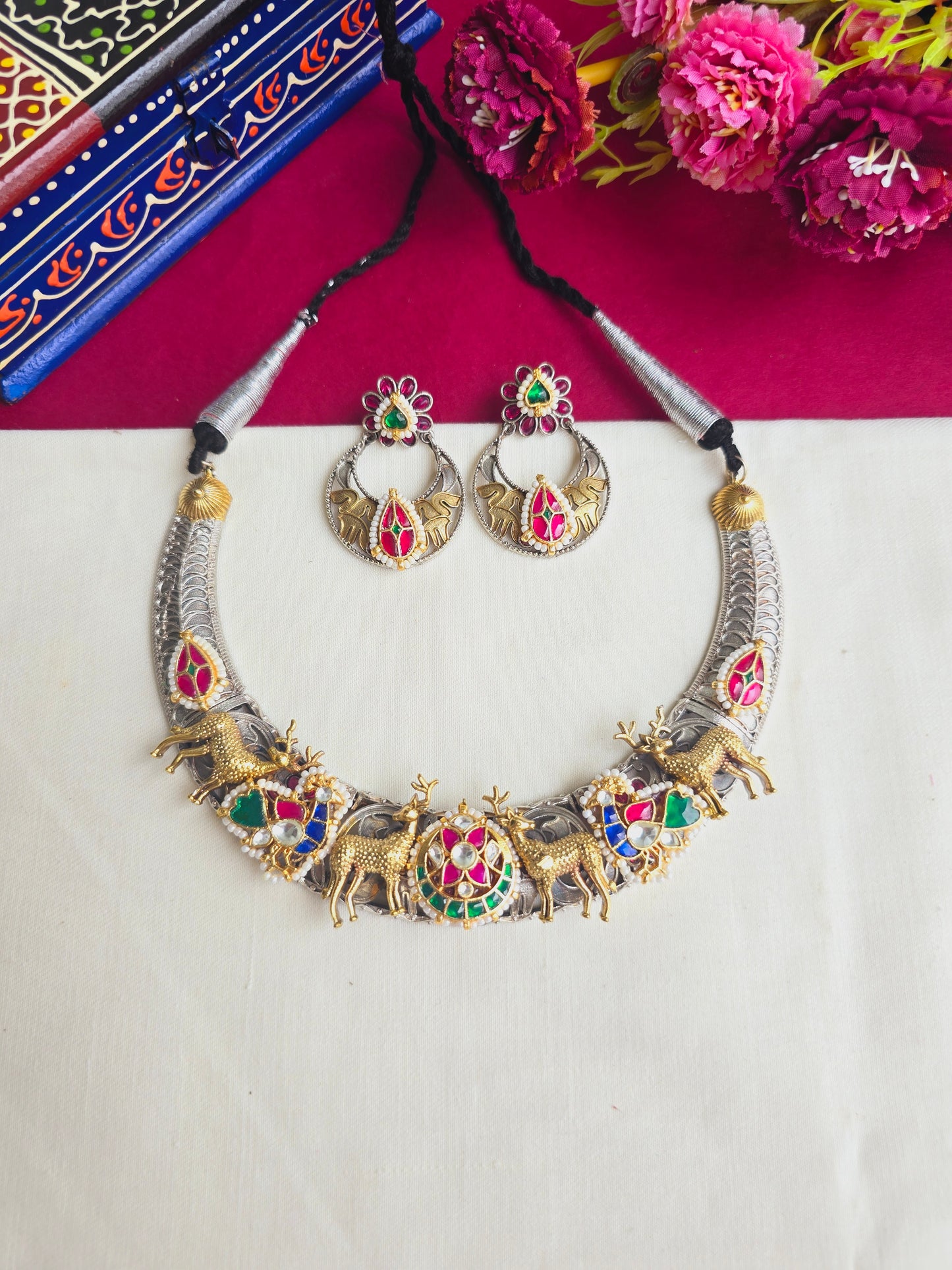 Sharanya Pachi kundan deer hasli