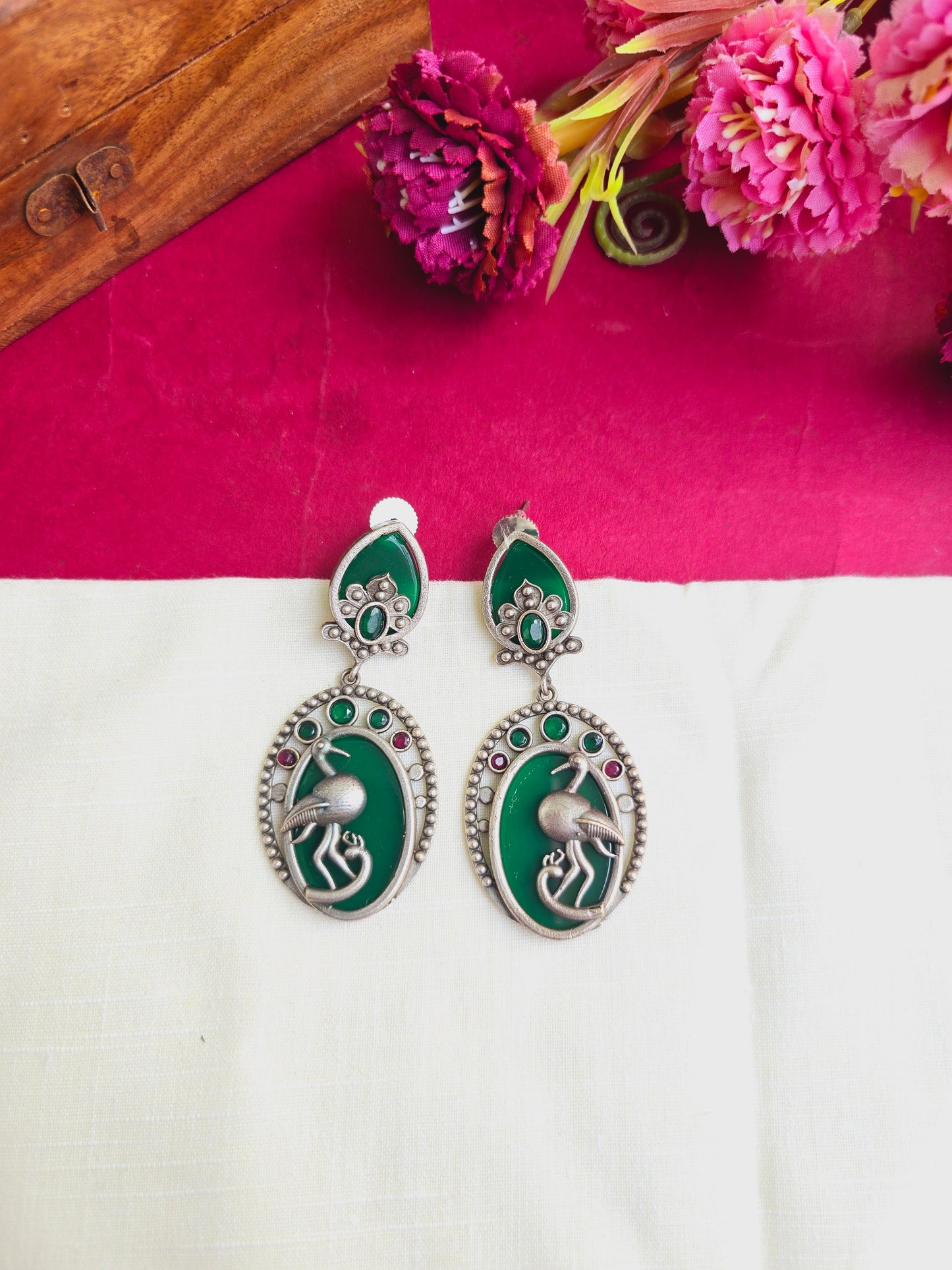 Moh peacock danglers 🦚