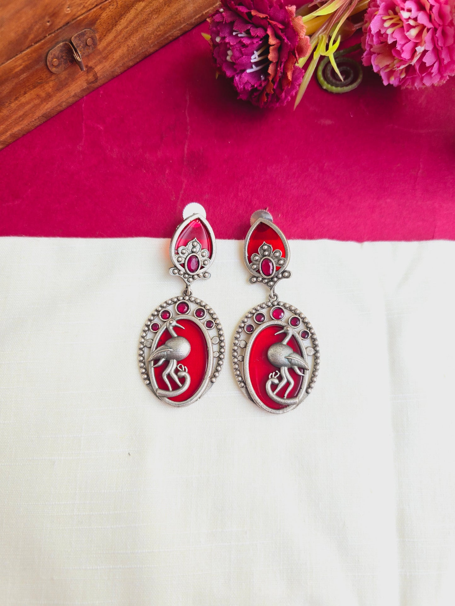 Moh peacock danglers 🦚