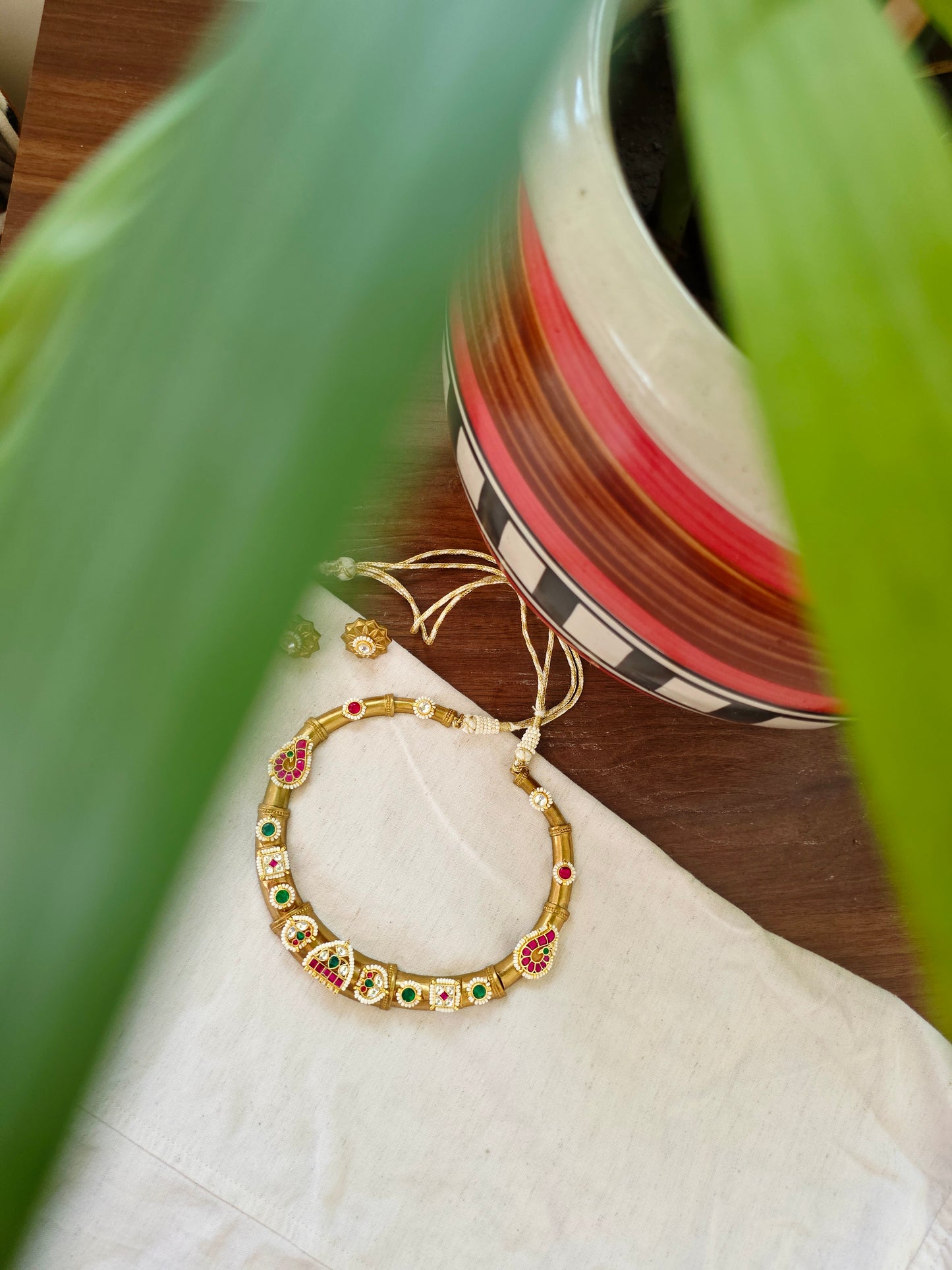 Agni the kundan choker