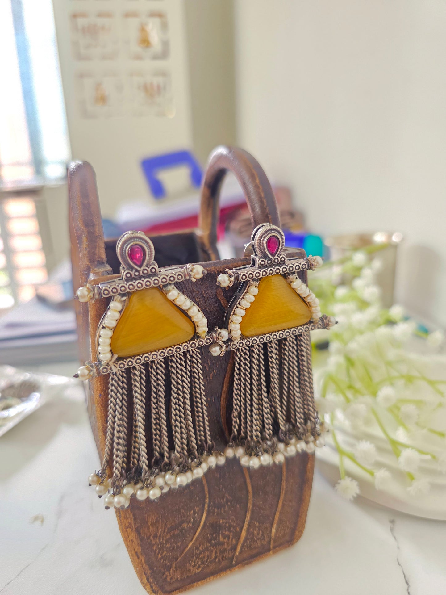 Moh chain danglers
