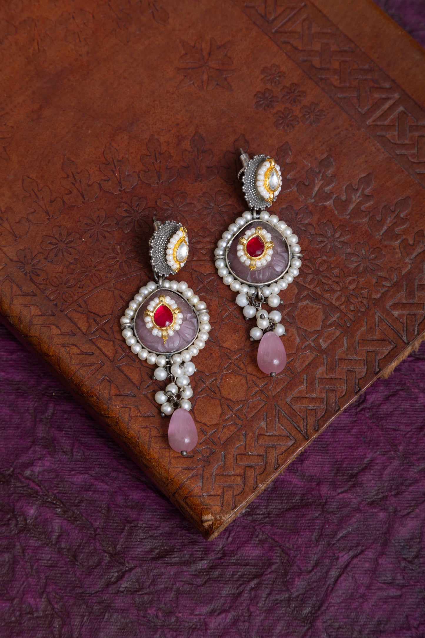 Aastha fusion two tone pachi kundan stone choker