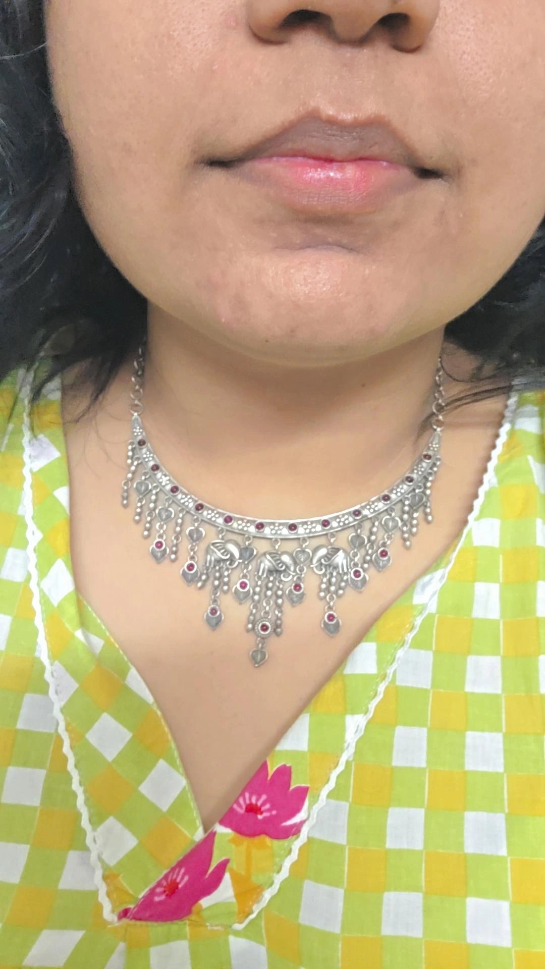 Kashmiri elephant hasli choker