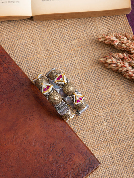 Tulsi Small size mini gumbaj kundan kada