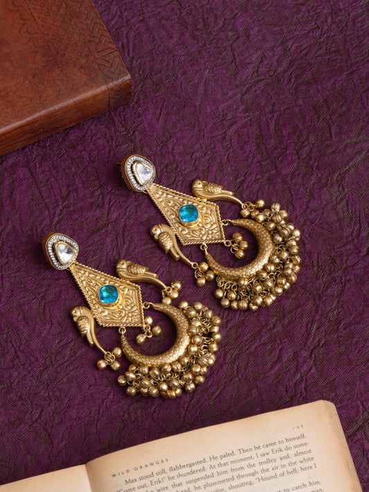 Amaira parrot chandbali