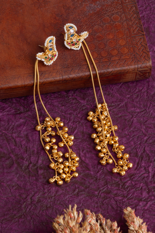 Radha kashmiri earrings