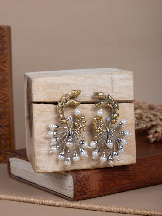 Nandtara fusion pearl earrings