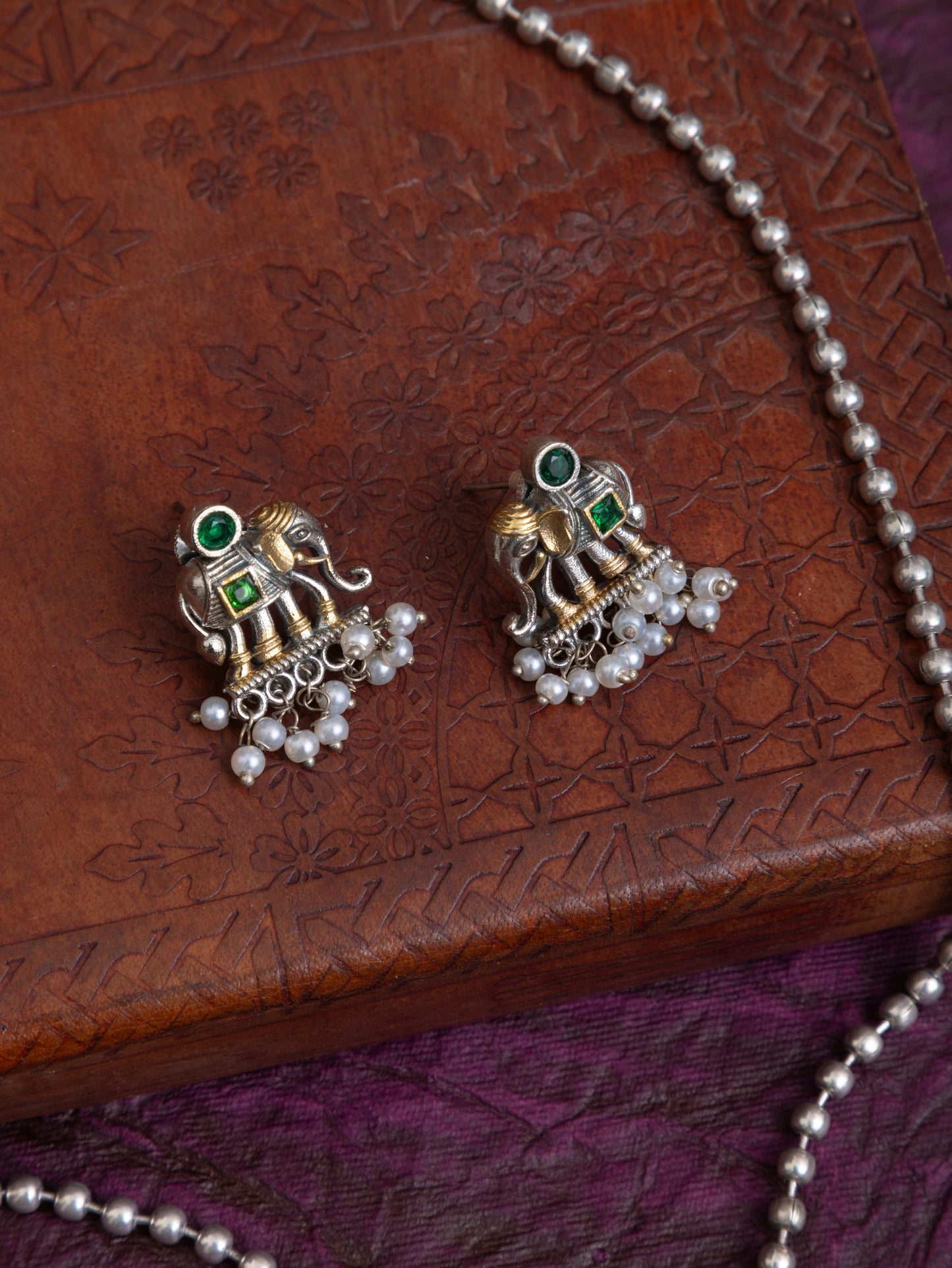 Gaj mohini fusion chain necklace