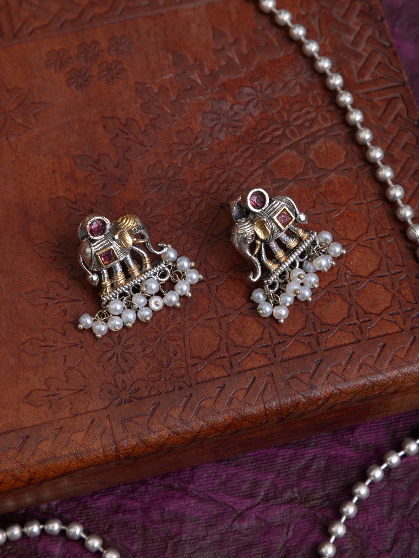 Gaj mohini fusion chain necklace