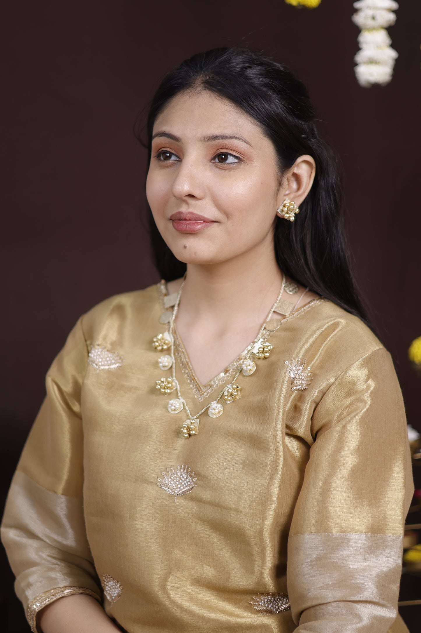 Chaitra gold necklace