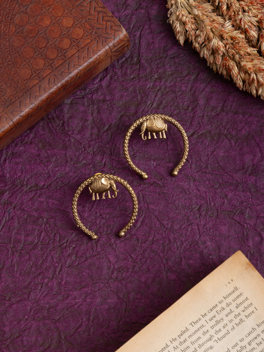 Vilas elephant gold studs