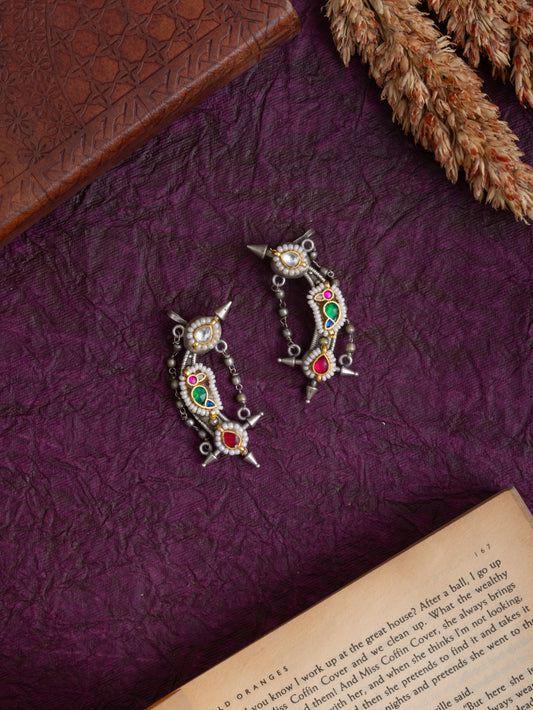 Harkunwar kundan earcuff