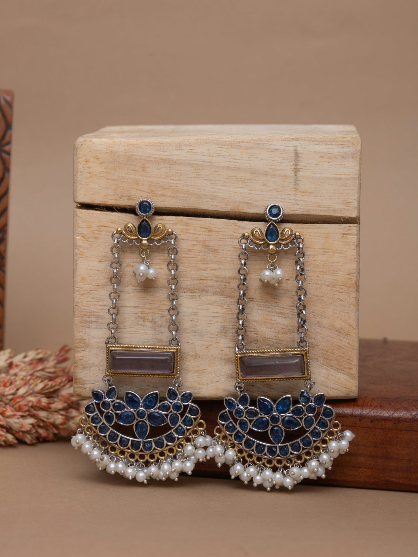 Kumudvati moh earrings