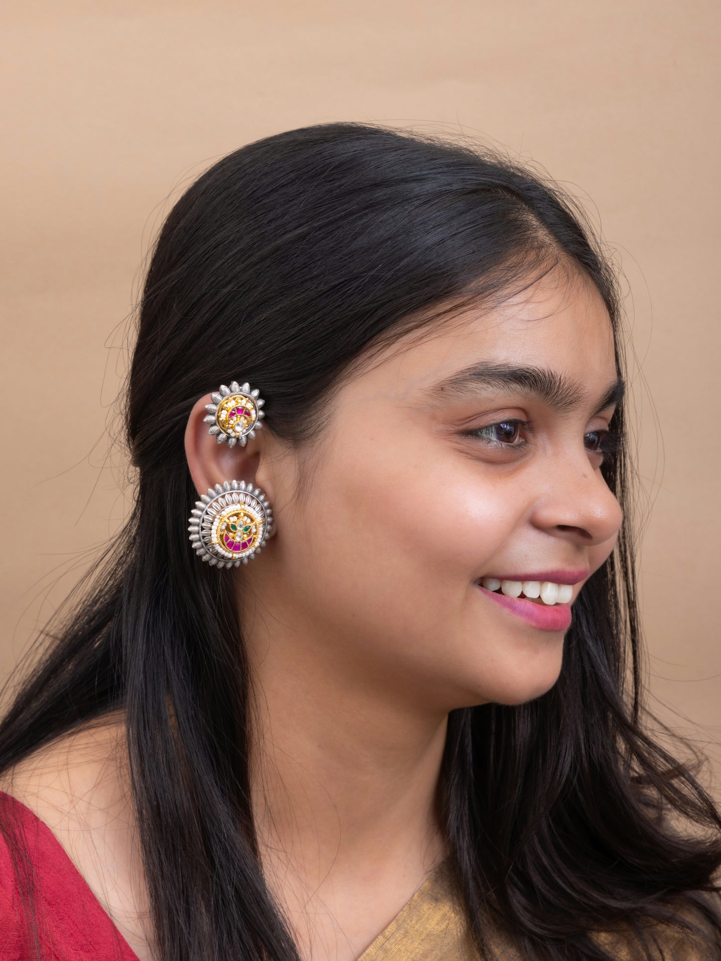 Shilpa pachi kundan earcuffs