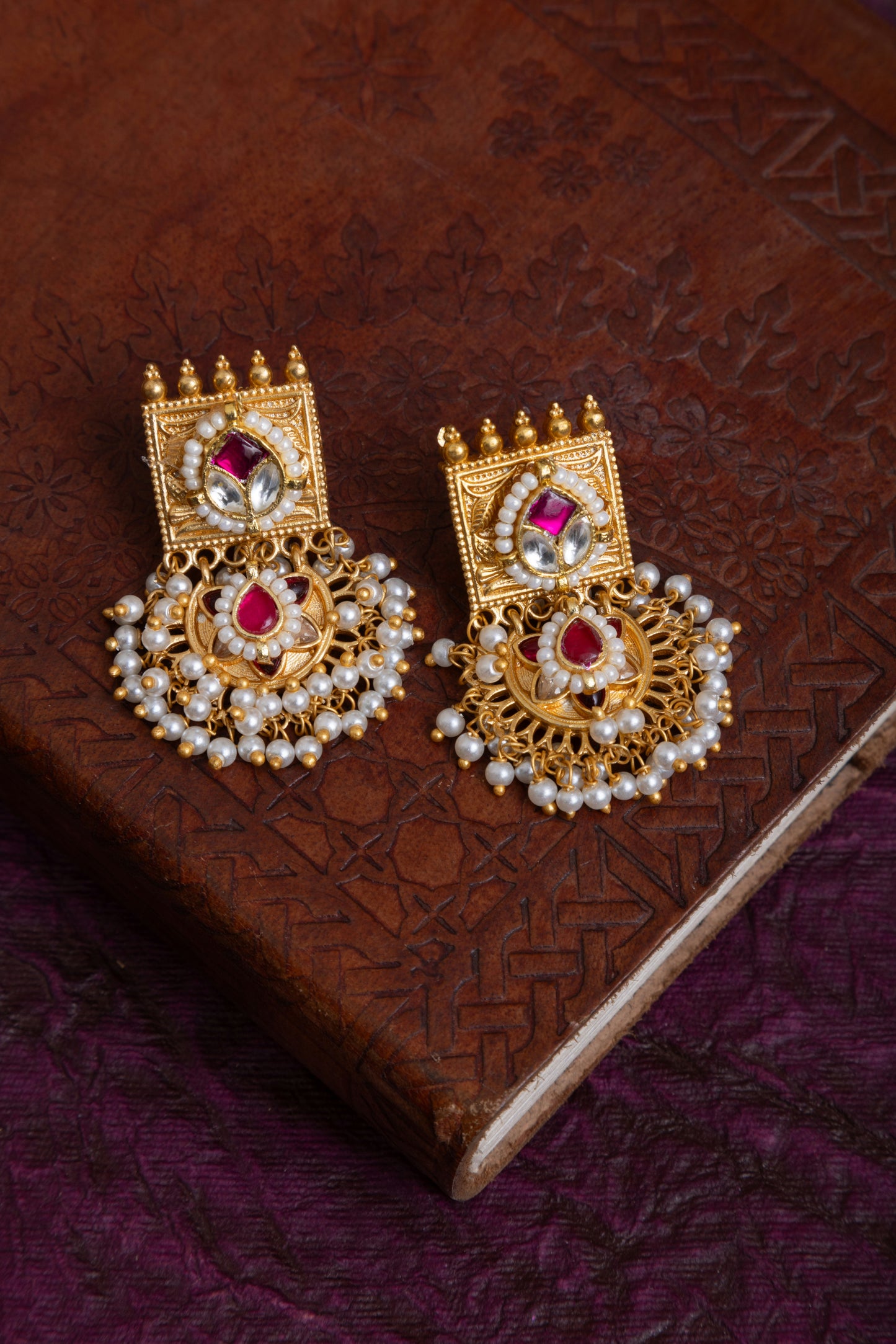 Gulab pachi kundan gold choker