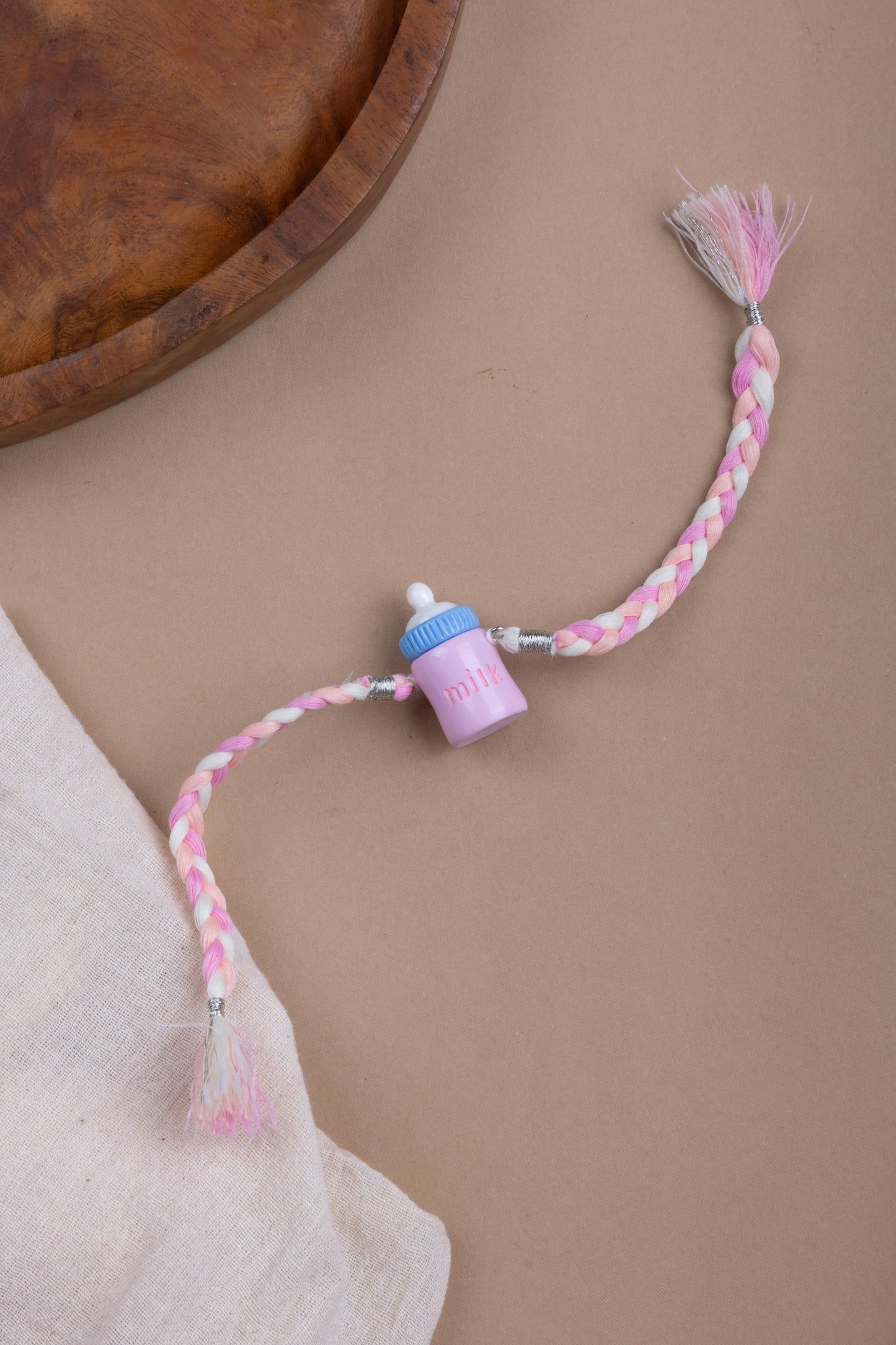 New born baby milk bottle rakhi