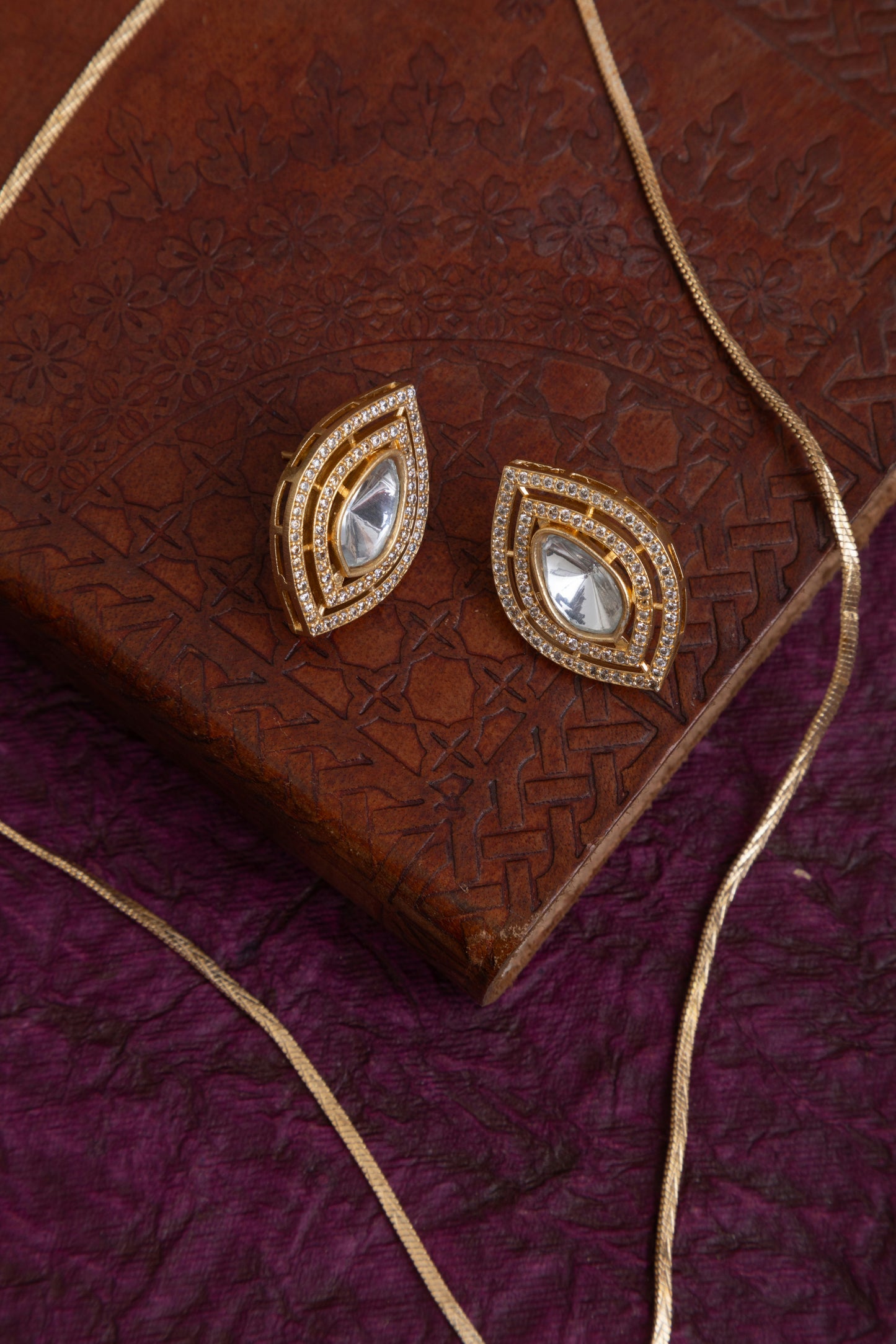 Armani polki diamond necklace