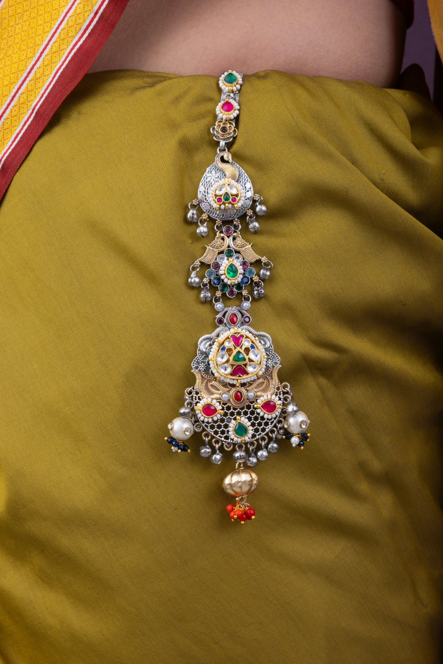 Pachi kundan waist juda