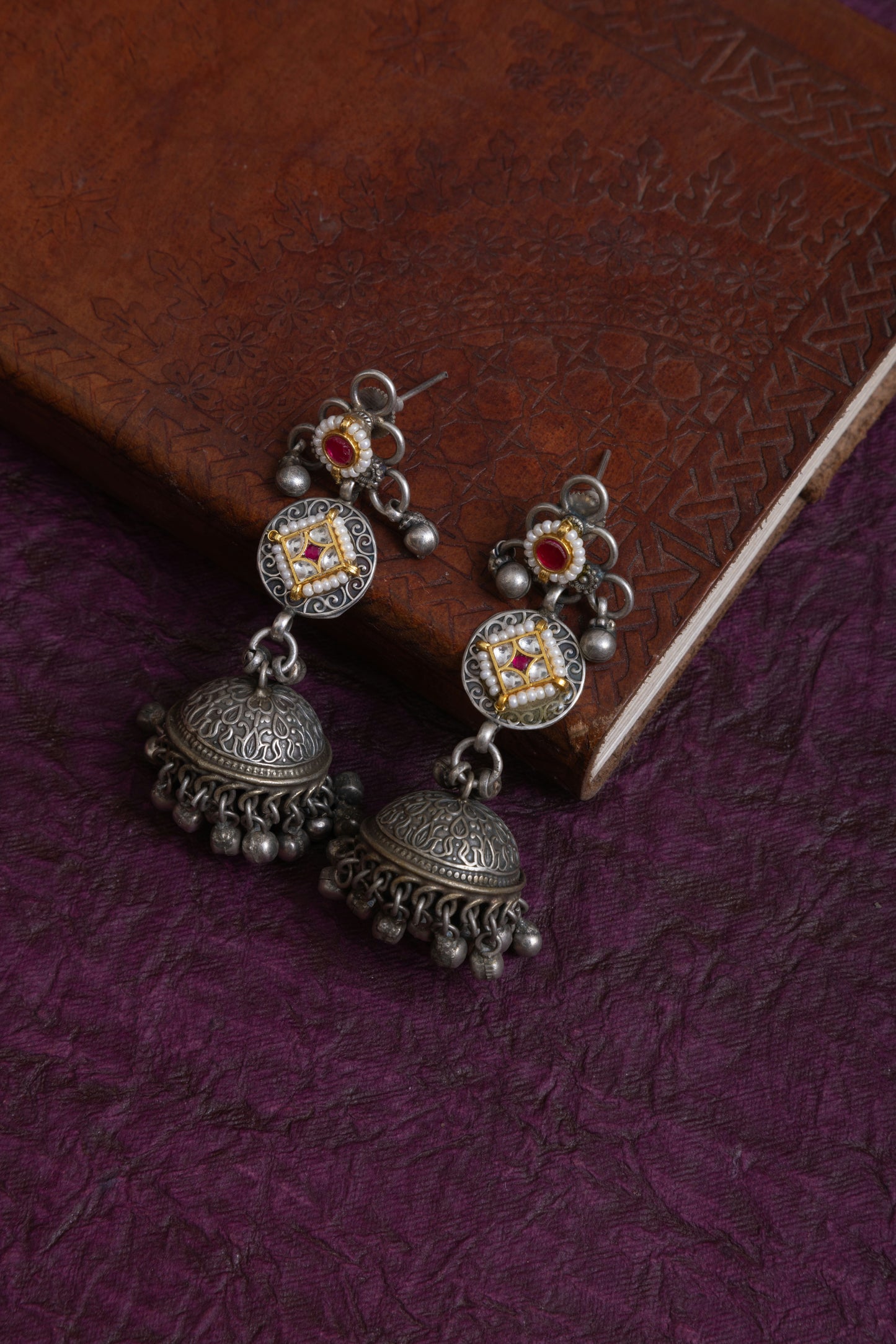 Nitya antique fusion pachi kundan choker