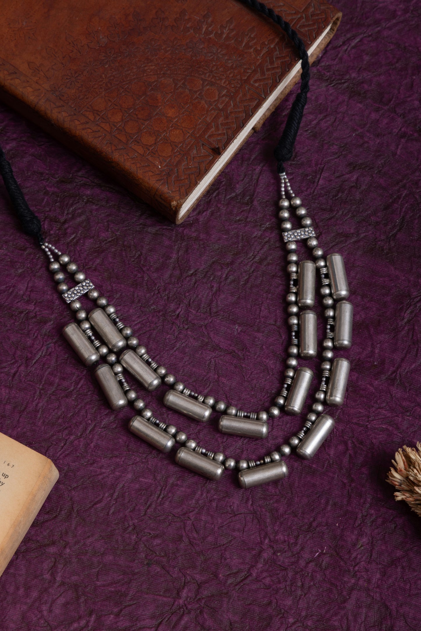 Mili antique tabiz necklace