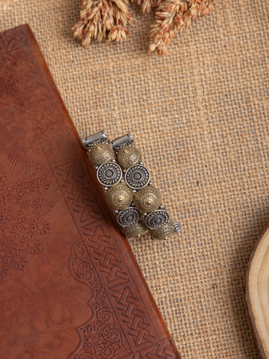 Hasti Large size dual tone mini gumbaj kada