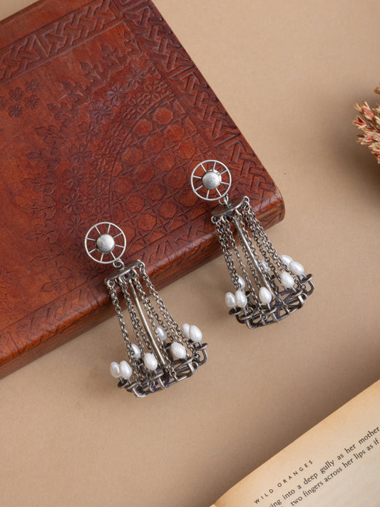 Antique diya chandlier