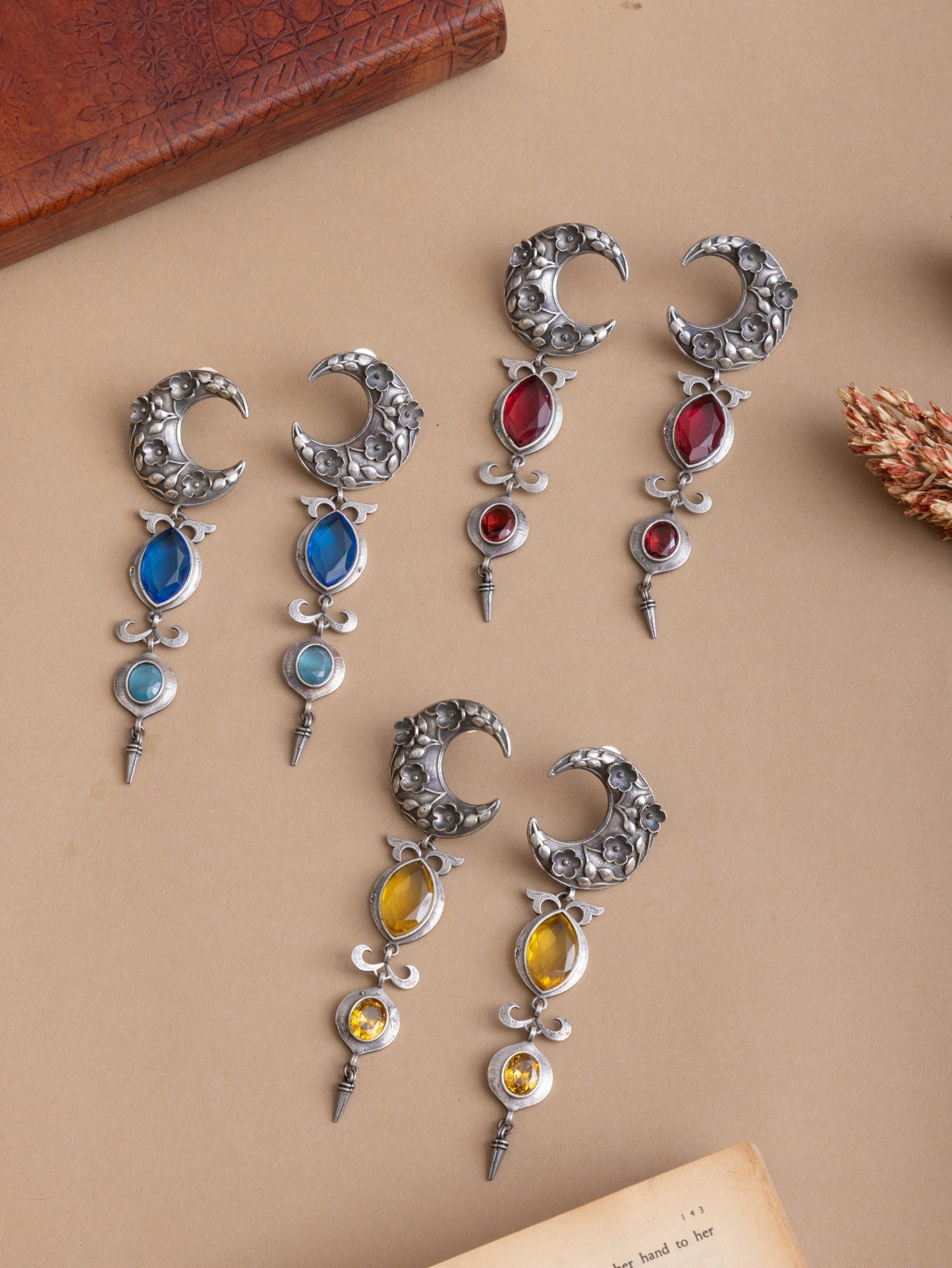 Moon earrings