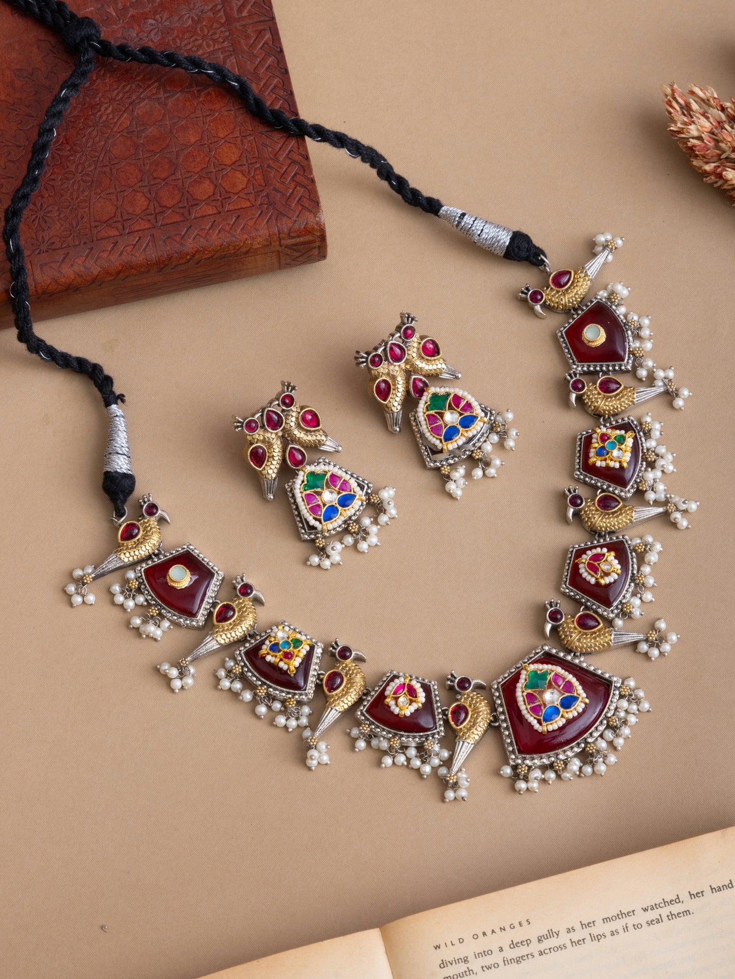 Pachi kundan jadau choker