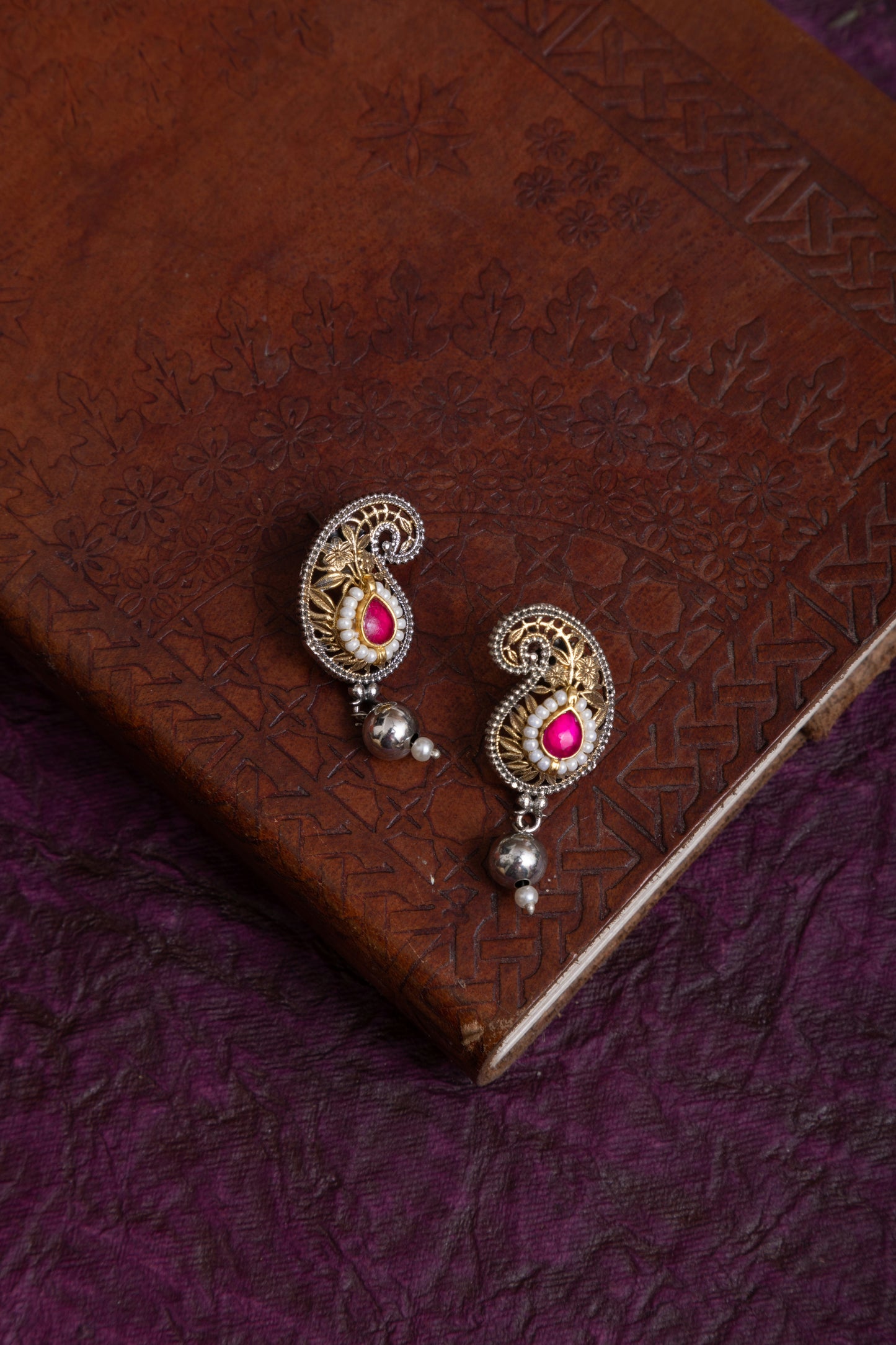 Mango pachi kundan necklace