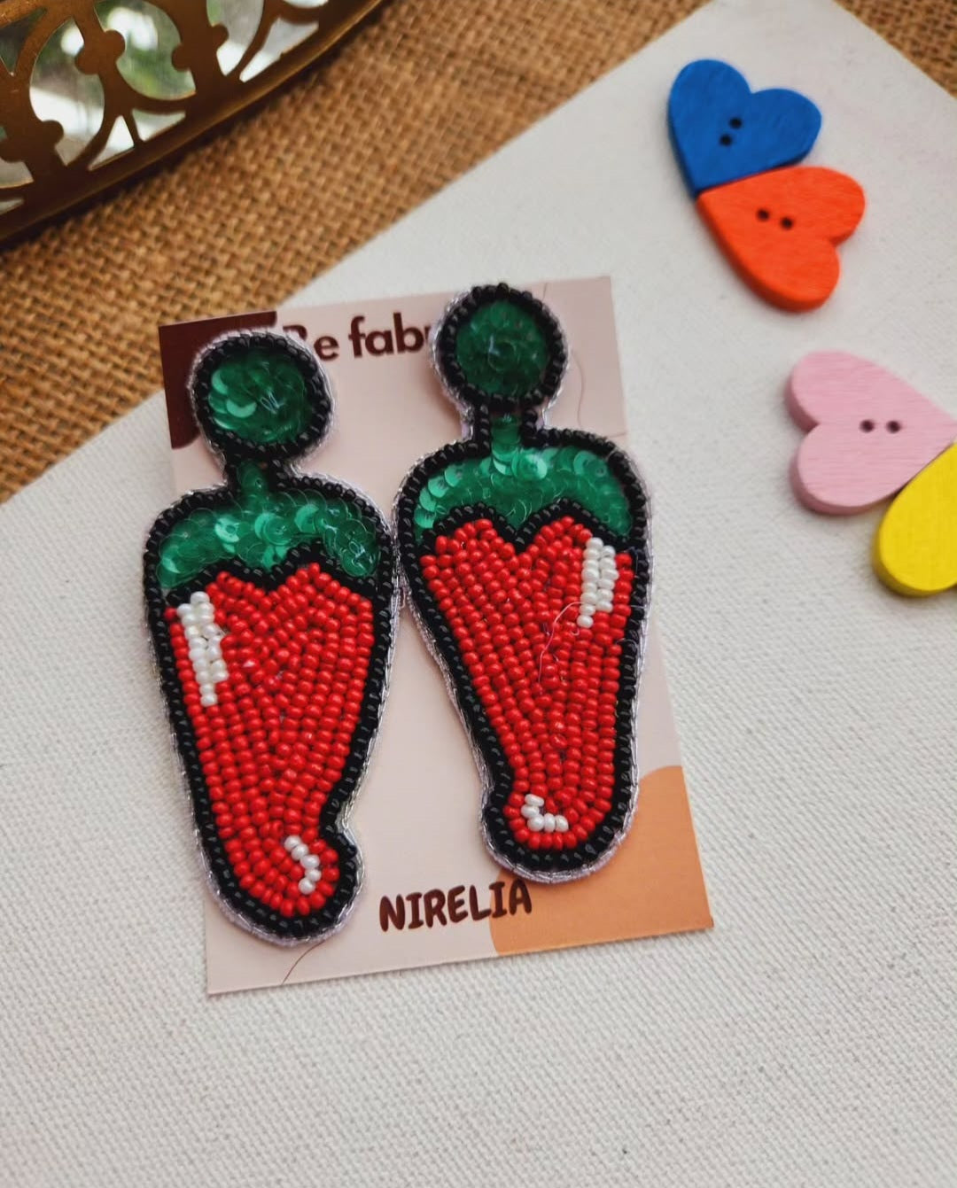 Beaded earrings