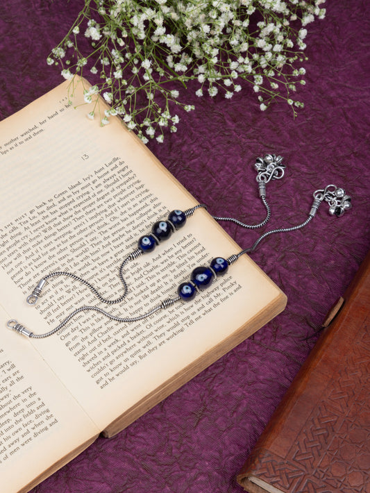 3 beads evil eye payal