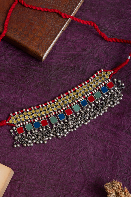 Afghani Mirror choker 2.0