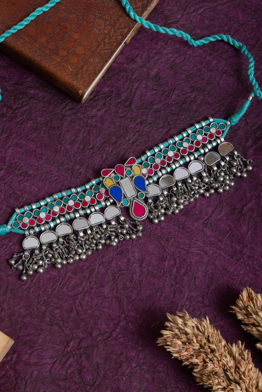 Afghani Mirror choker