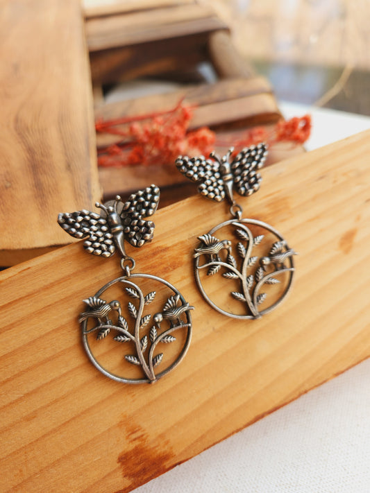 Antique butterfly earrings