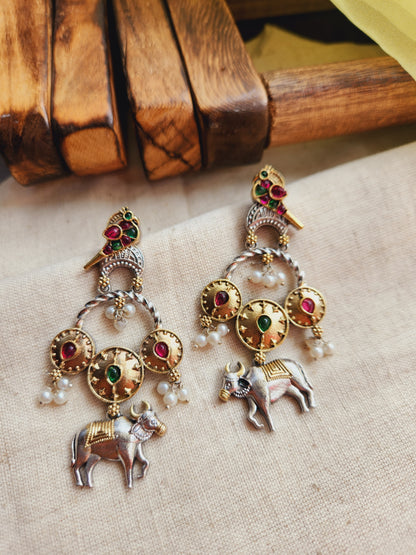 Vrishti Fusion nandi danglers