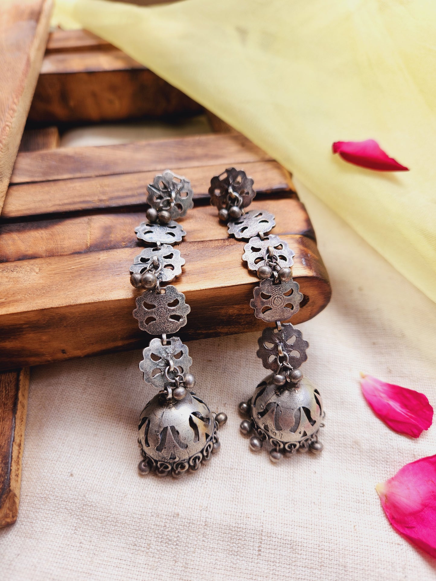 Antique  layered jhumkas