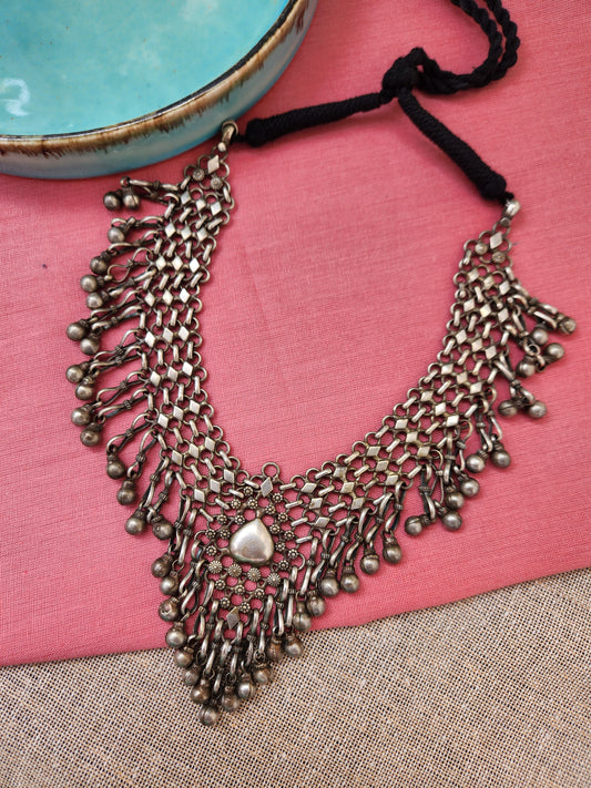 Antique Silver lookalike necklace