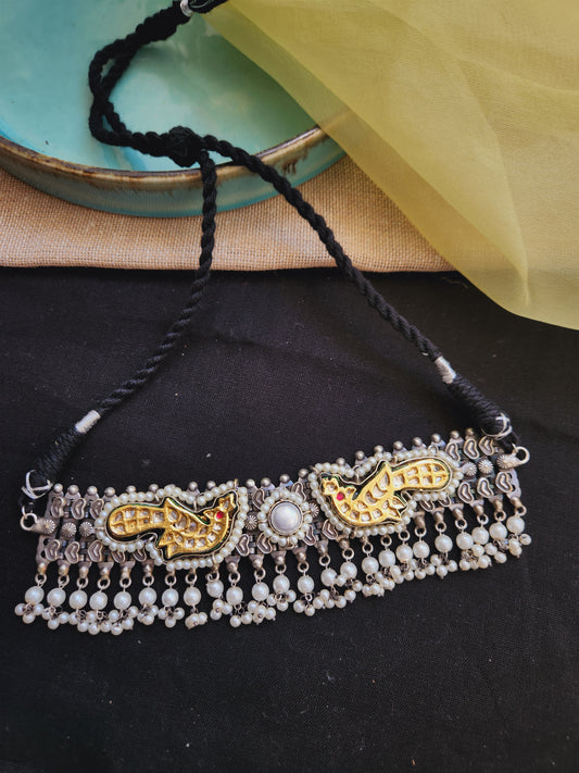 Fusion kundan choker