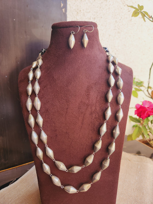 Antique dholki necklace