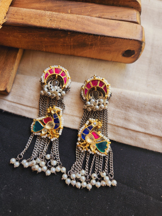 pachi kundan earrings