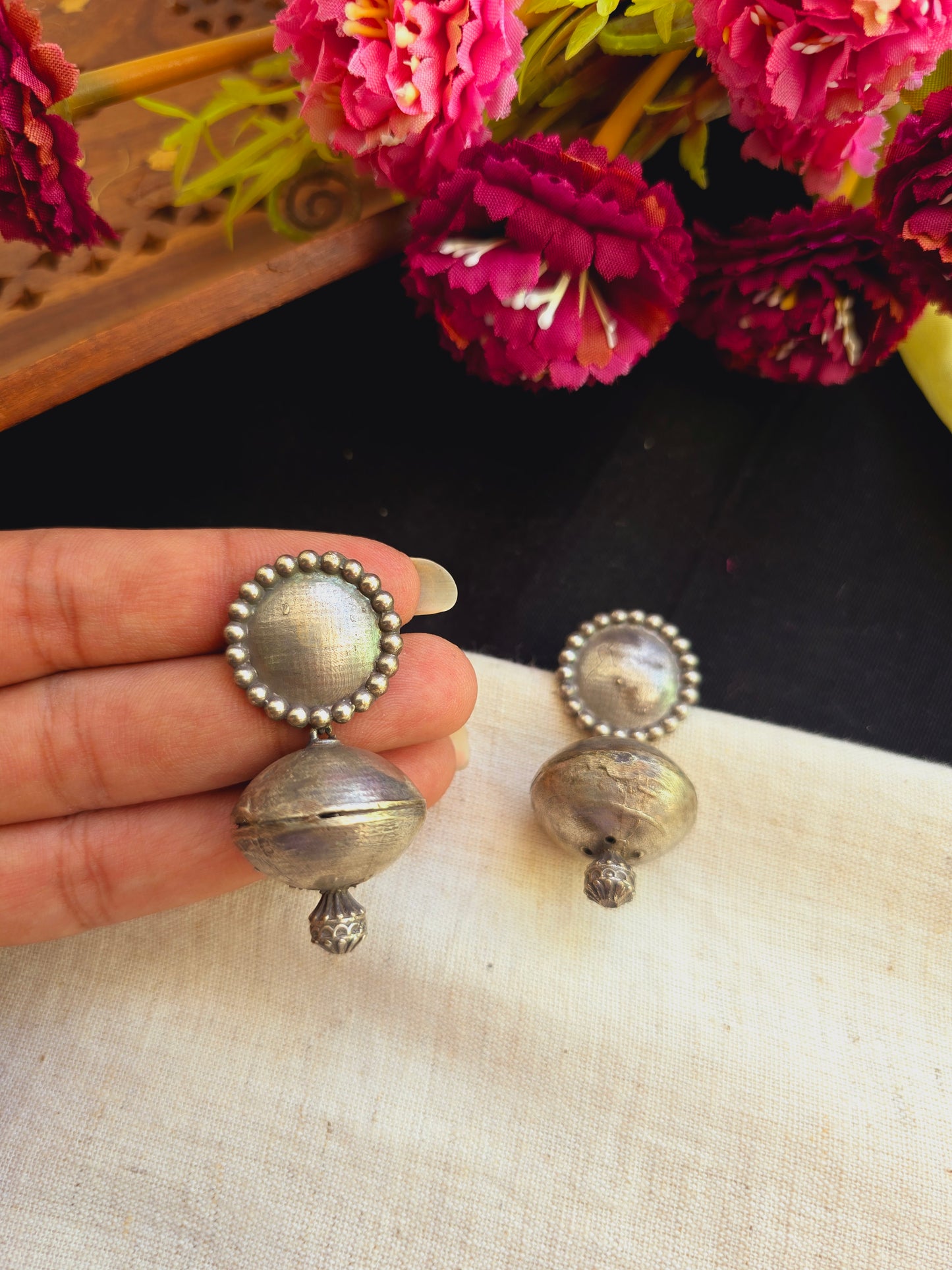 Antique borla earrings