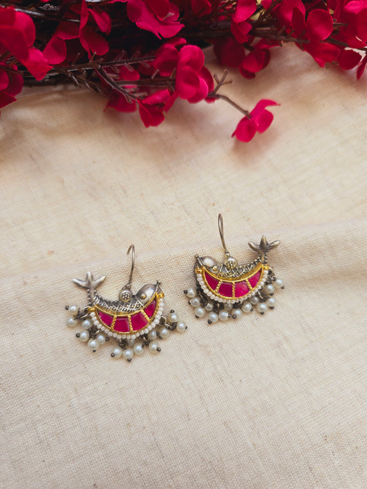 Pachi kundan fish hooks