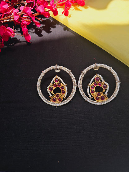 Fusion pearl studs